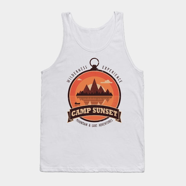 Camp Sunset Tank Top by Sachpica